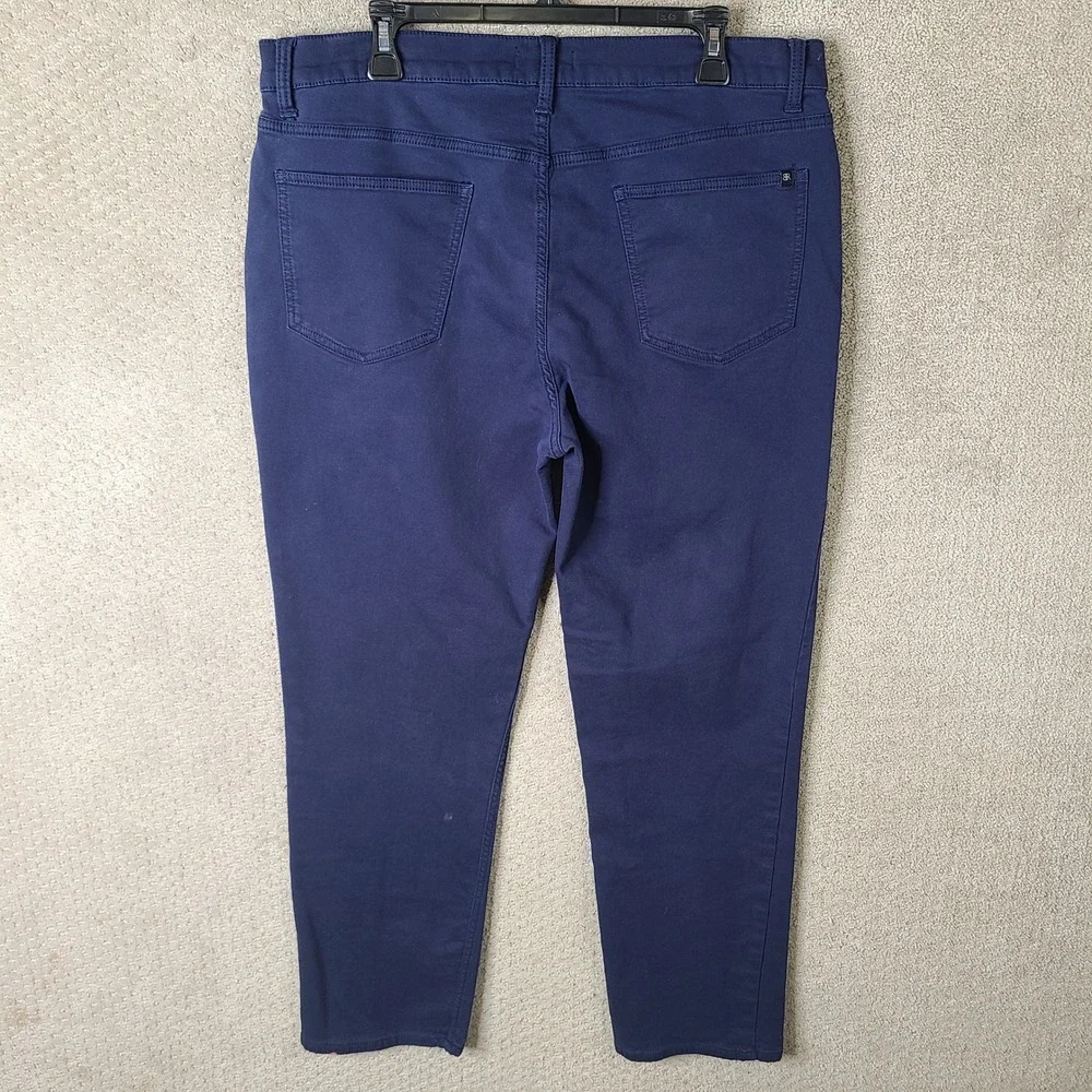 Banana Republic Pants Men 38x30 Blue Chino Slim Fit Cotton Stretch 5 Pocket Navy